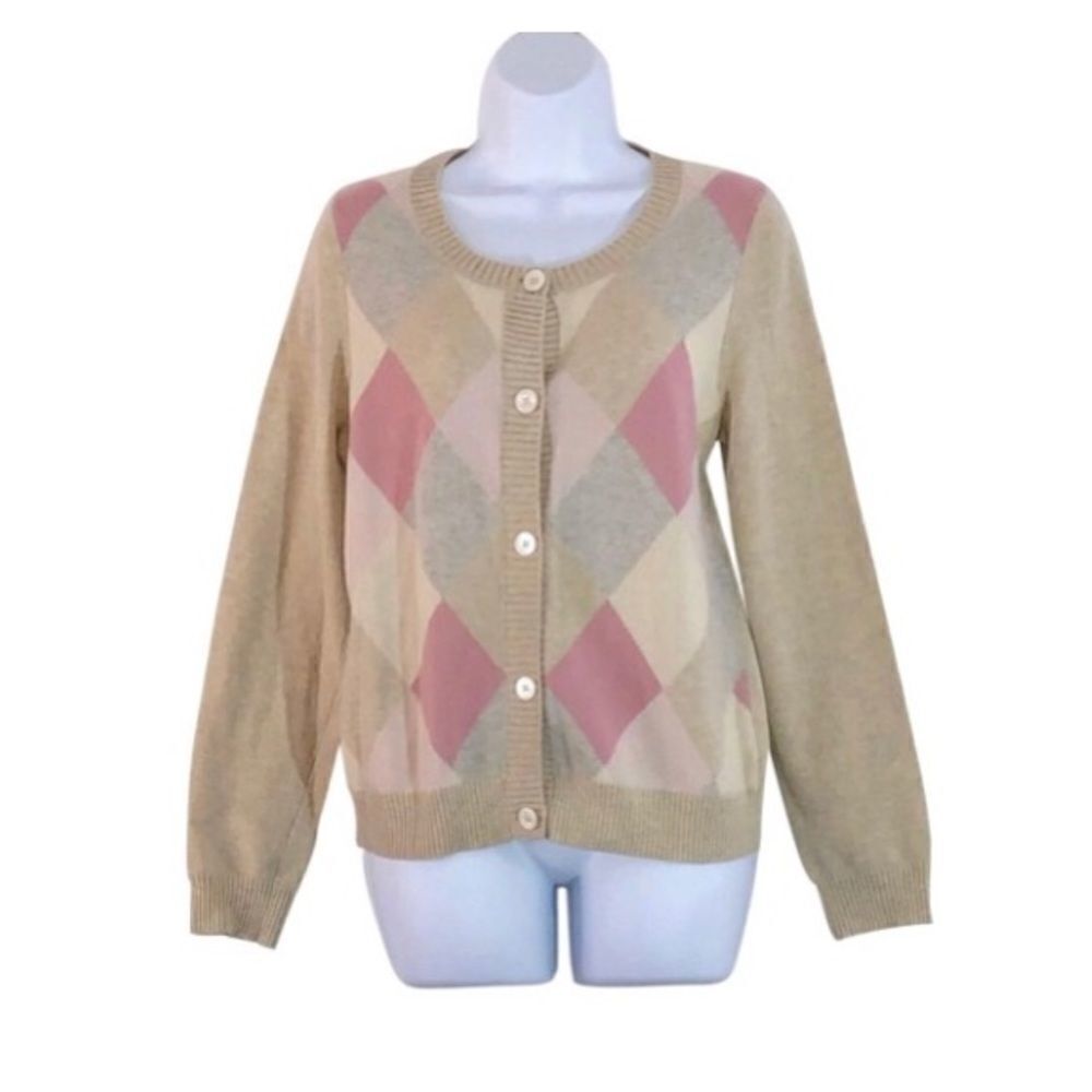 Talbots cardigan lambswool and rabbit hair